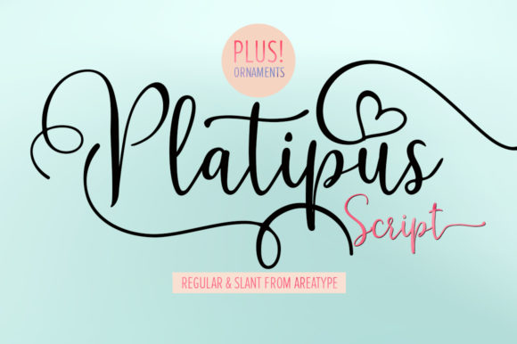 Platipus Font Poster 1