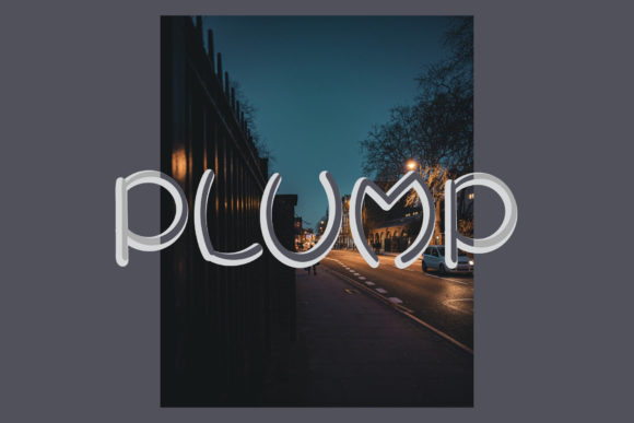 Plump Font Poster 1