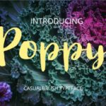 Poppy Font Poster 1