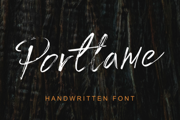 Portlame Font Poster 1