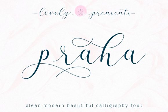 Praha Font Poster 1