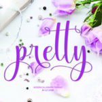 Pretty Font Poster 1