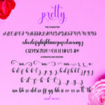 Pretty Font Poster 8