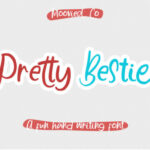 Pretty Bestie Font Poster 1