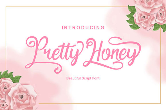 Pretty Honey Font Poster 1