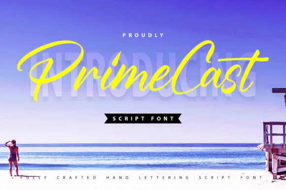 PrimeCast Font PrimeCast Font Poster 1