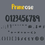 Primrose Font Poster 4