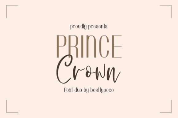 Prince Crown Font Poster 1