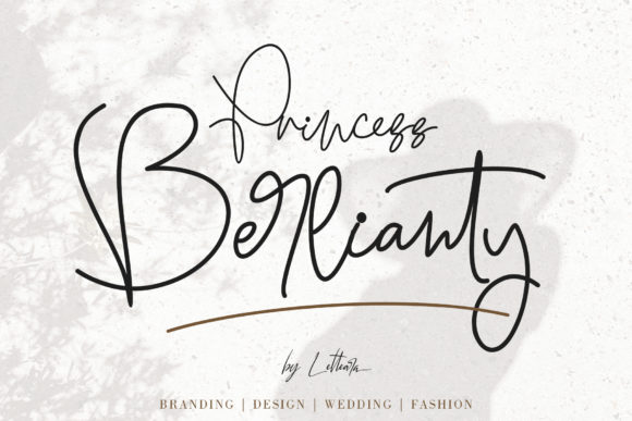 Princess Berlianty Font Poster 1