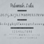 Pubarash Lulu Font Poster 5