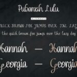 Pubarash Lulu Font Poster 10