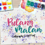 Pulang Malam Font Poster 1