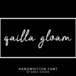 Qailla Gloam Font Poster 1