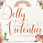 Qelly Violentia Font Poster 1