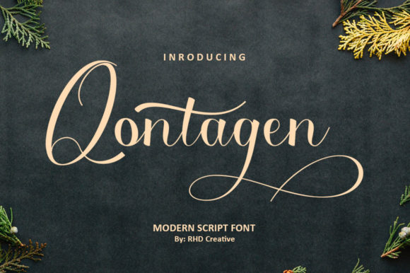 Qontagen Font Poster 1