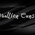 Quallien Cansta Font Poster 1