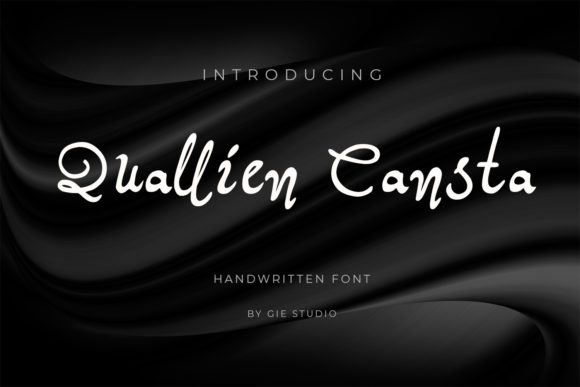 Quallien Cansta Font Poster 1