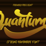 Quantum Font Poster 1