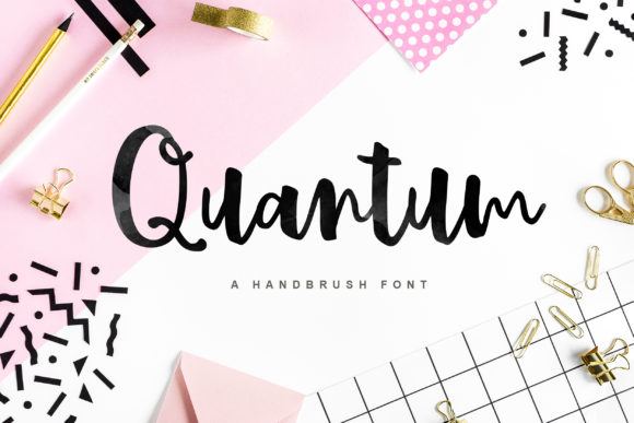 Quantum Font Poster 1