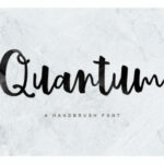Quantum Font Poster 8