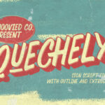 Quechely Font Poster 1