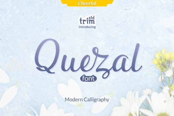 Quezal Font Poster 1