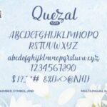 Quezal Font Poster 6