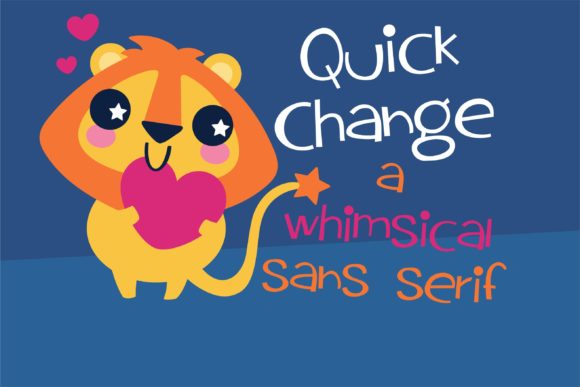 Quick Change Font Poster 1