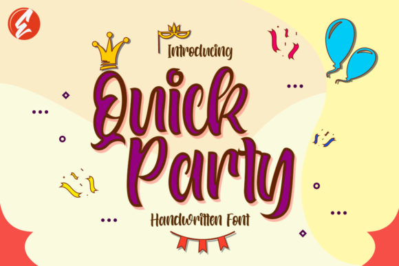 Quick Party Font Poster 1