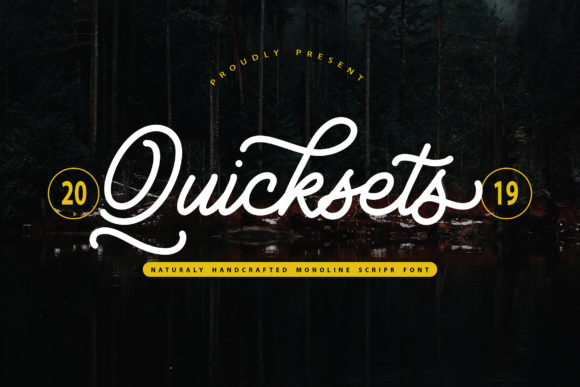 QuickSets Font Poster 1