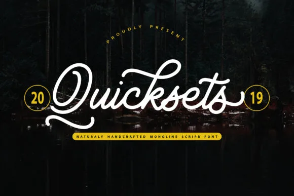 QuickSets Font Poster 1