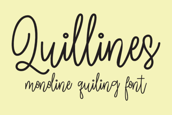 Quillines Font Poster 1