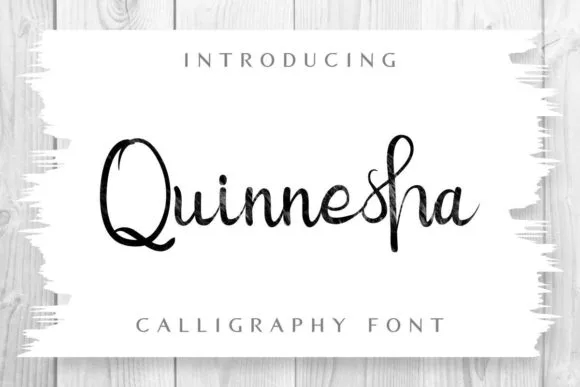 Quinnesha Font Quinnesha Font Poster 1