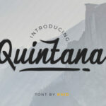 Quintana Font Poster 1