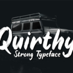 Quirthy Font Poster 1