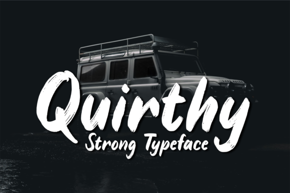 Quirthy Font Poster 1