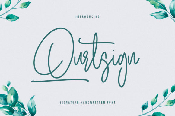 Qurtsign Font Poster 1