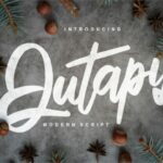 Qutapy Font Poster 1