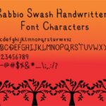 Rabbio Swash Font Poster 2