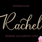 Rachel Font Poster 1