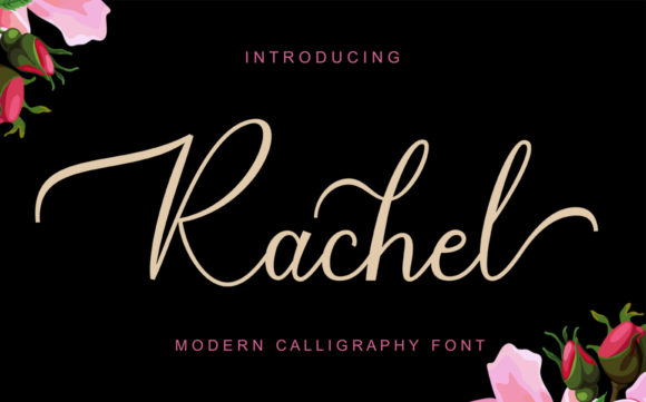 Rachel Font Poster 1