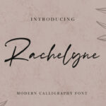 Rachelyne Font Poster 1