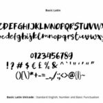 Rainy Day Font Poster 2