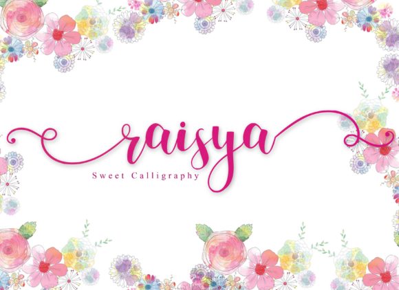 Raisya Font Poster 1