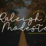 Raleigh Modesto Font Poster 1