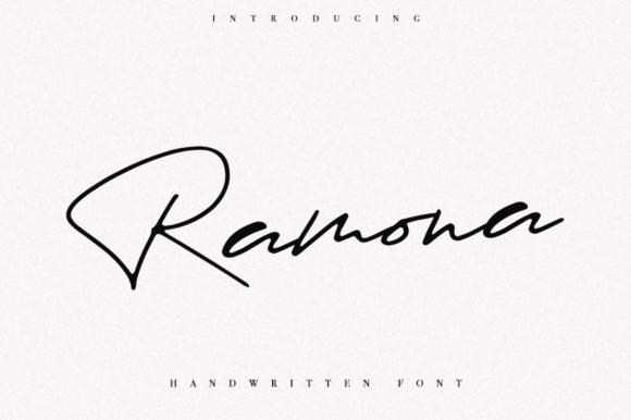 Ramona Font Poster 1