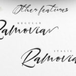 Ramovia Font Poster 8