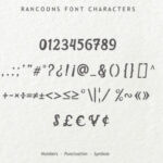 Rancoons Font Poster 6