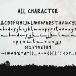 Random Handwritten Font Poster 5