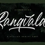 Rangvald Font Poster 1